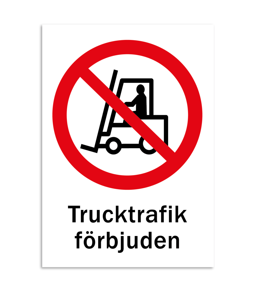 [object object] Skylt &#8211; Trucktrafik Förbjuden skylt trucktrafik f  rbjudet 900x1013