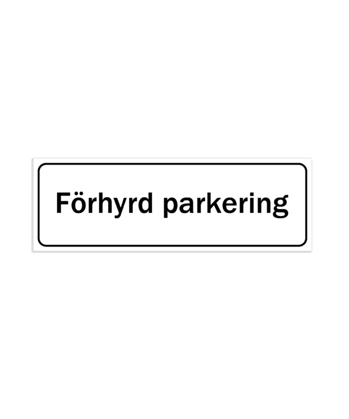 skyltar Parkeringsskyltar skylt f  rhyrd parkering svart 700x840