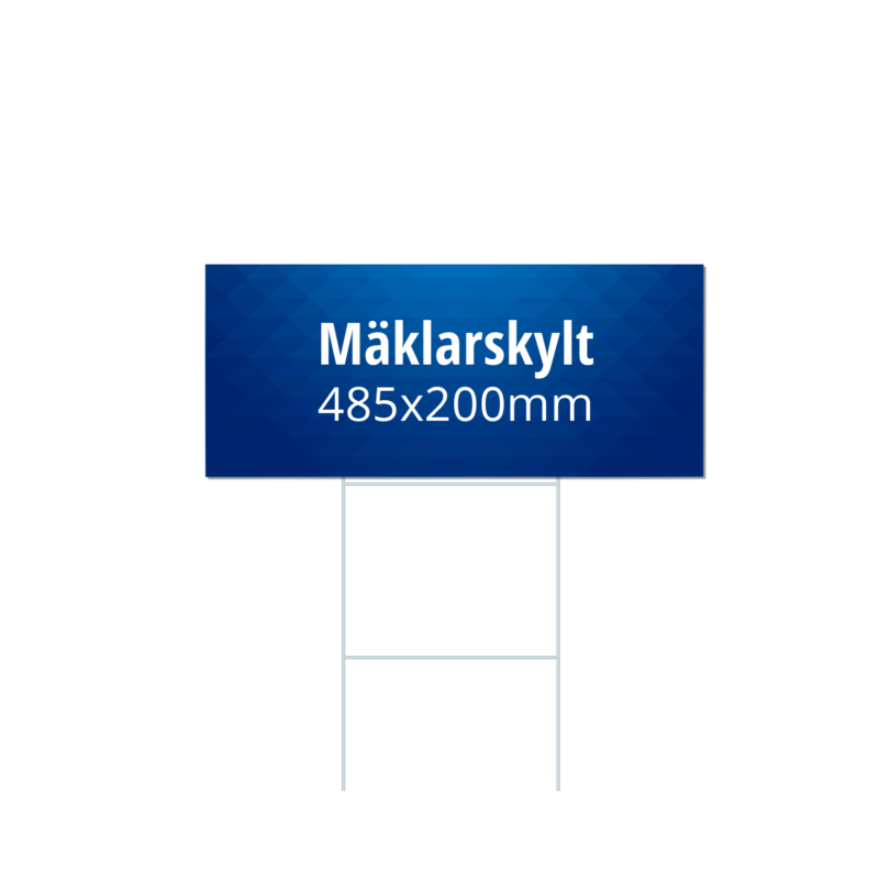 Mäklarskyltar 485x200mm
