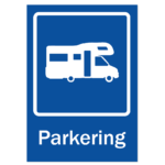 Skylt - Husbilsparkering