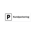 Skylt - Kundparkering