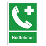 Skylt-nödtelefon