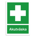 Skylt-akutväska