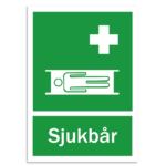 Skylt-sjukbår