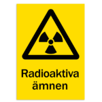 Skylt-radioaktiva ämnen