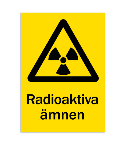 Skylt-radioaktiva ämnen