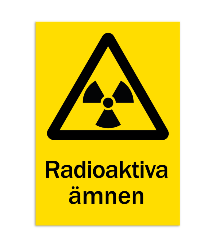 Skylt-radioaktiva ämnen