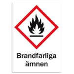 Skylt-brandfarliga ämnen
