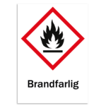 Skylt-brandfarlig