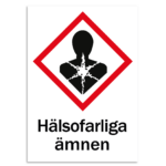 Skylt-hälsofarliga ämnen