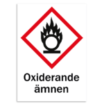 Skylt - Oxiderande ämnen