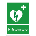 Skylt-hjärtstartare