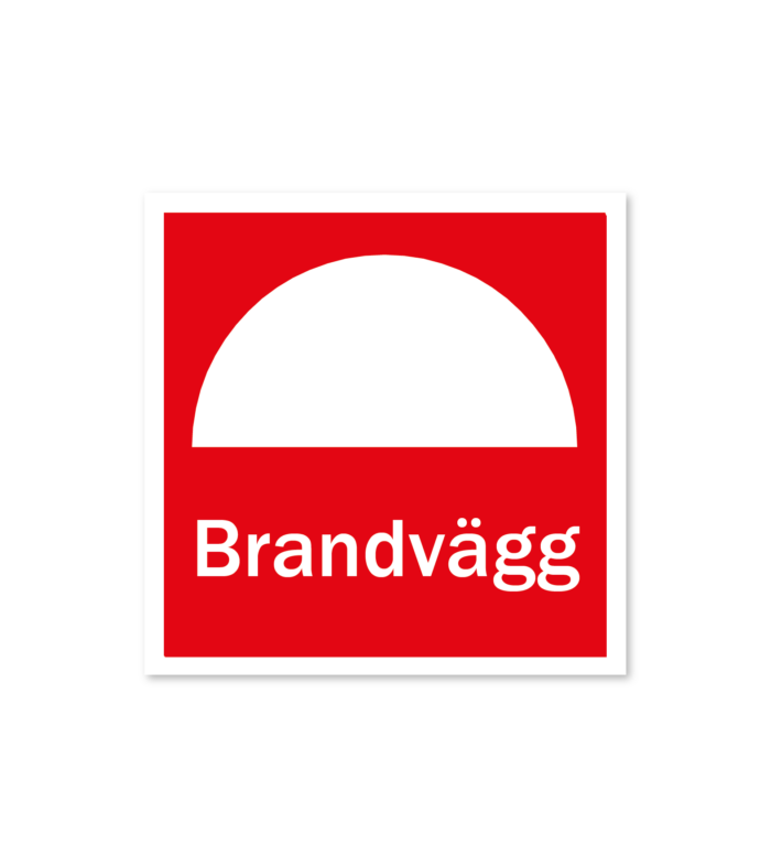 Skylt-brandvägg-E264