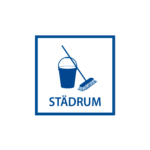 skylt städrum