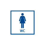skylt wc dam