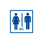skylt wc dam och herr